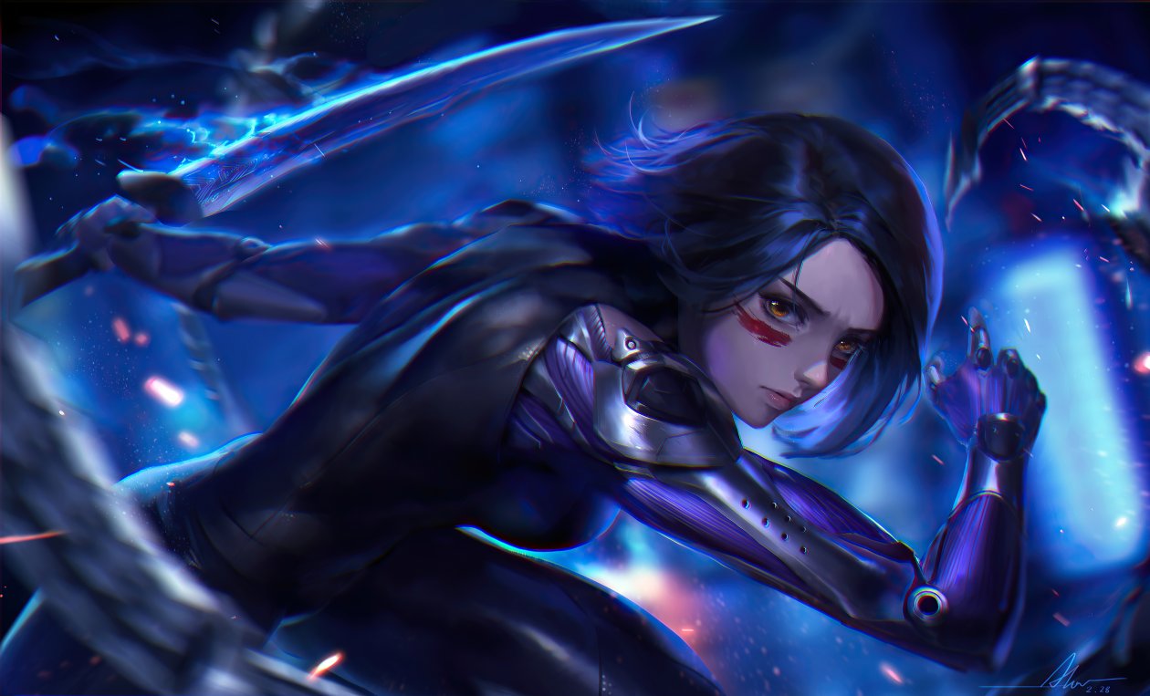 Alita Battle Angel Game Art 4k