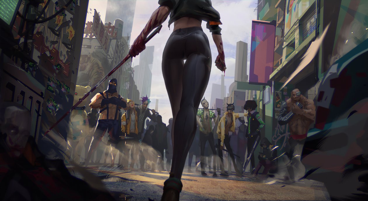 Girl Walking To Kill