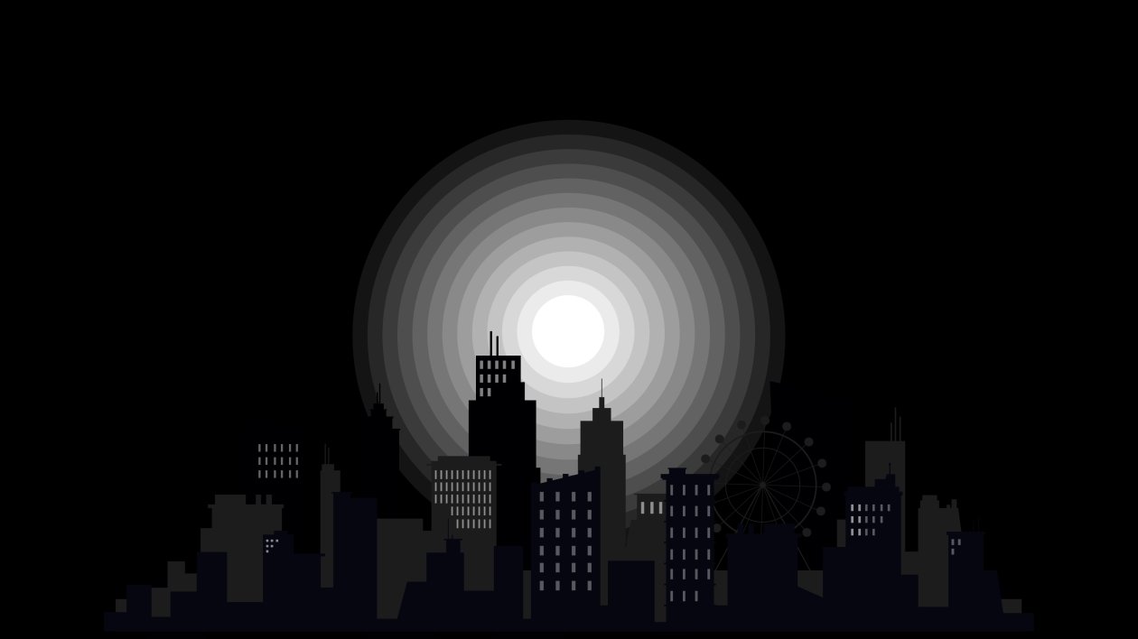 Buildings Monochrome 4k