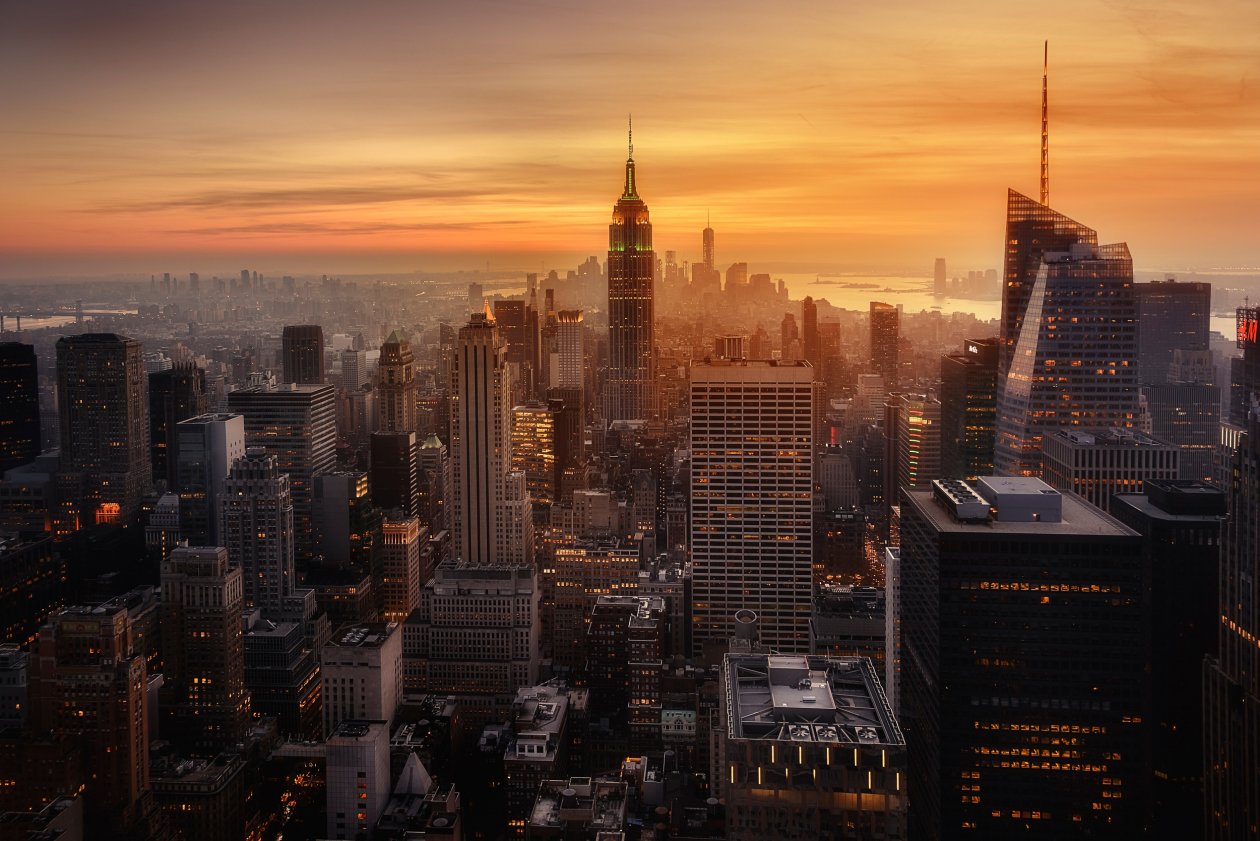 New York City Evening Time