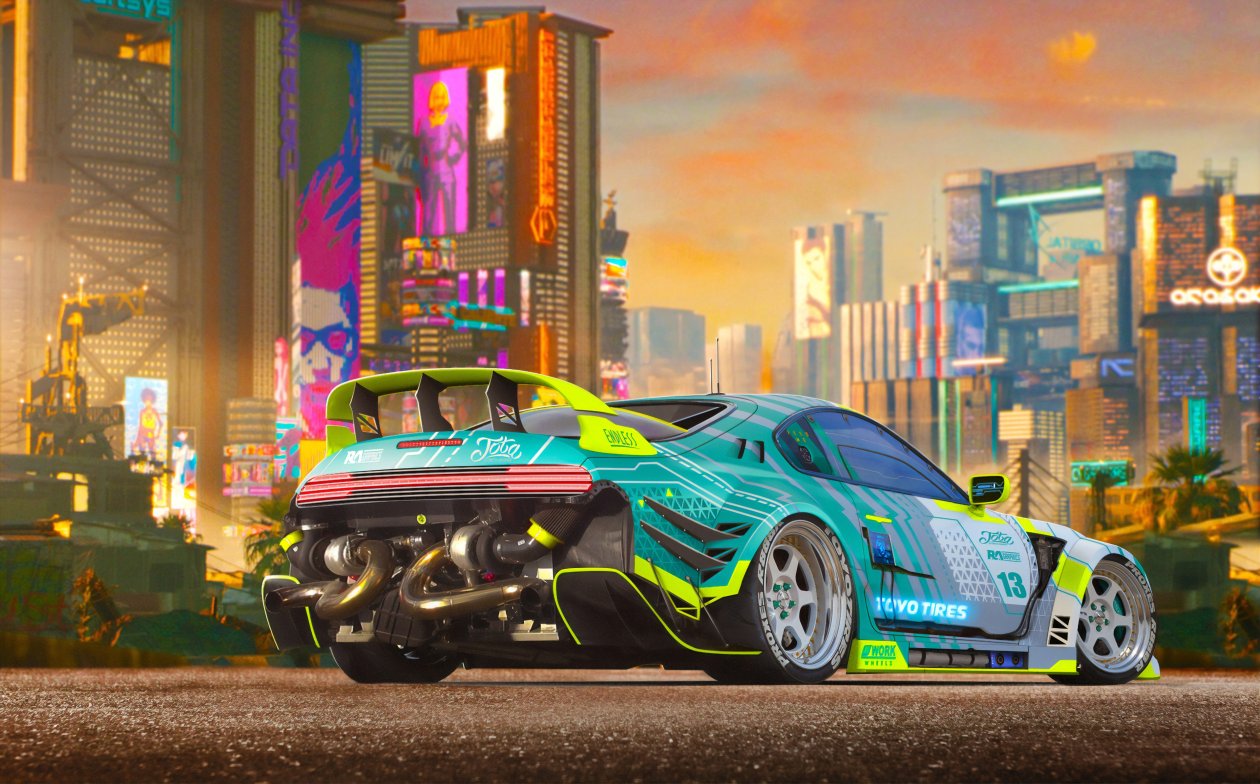 Cyberpunk Car 4k