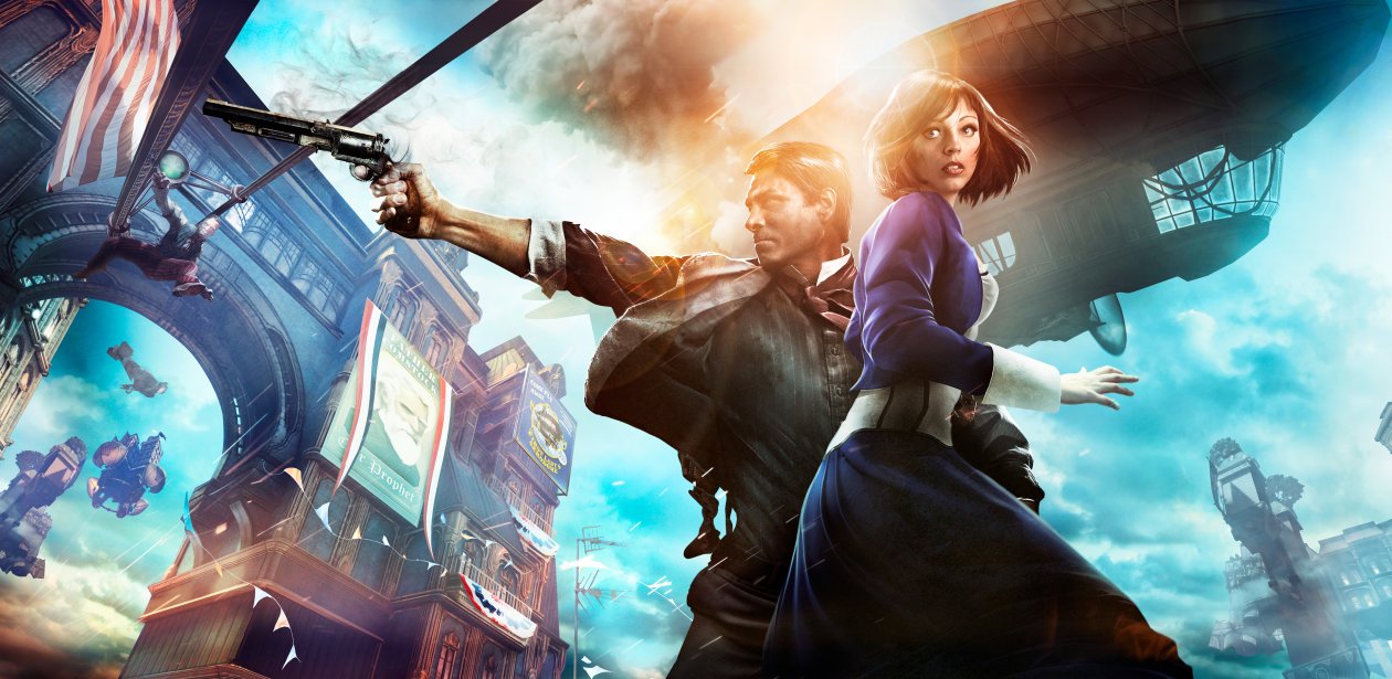 Bioshock Infinite Booker Dewitt And Elizabeth 8k