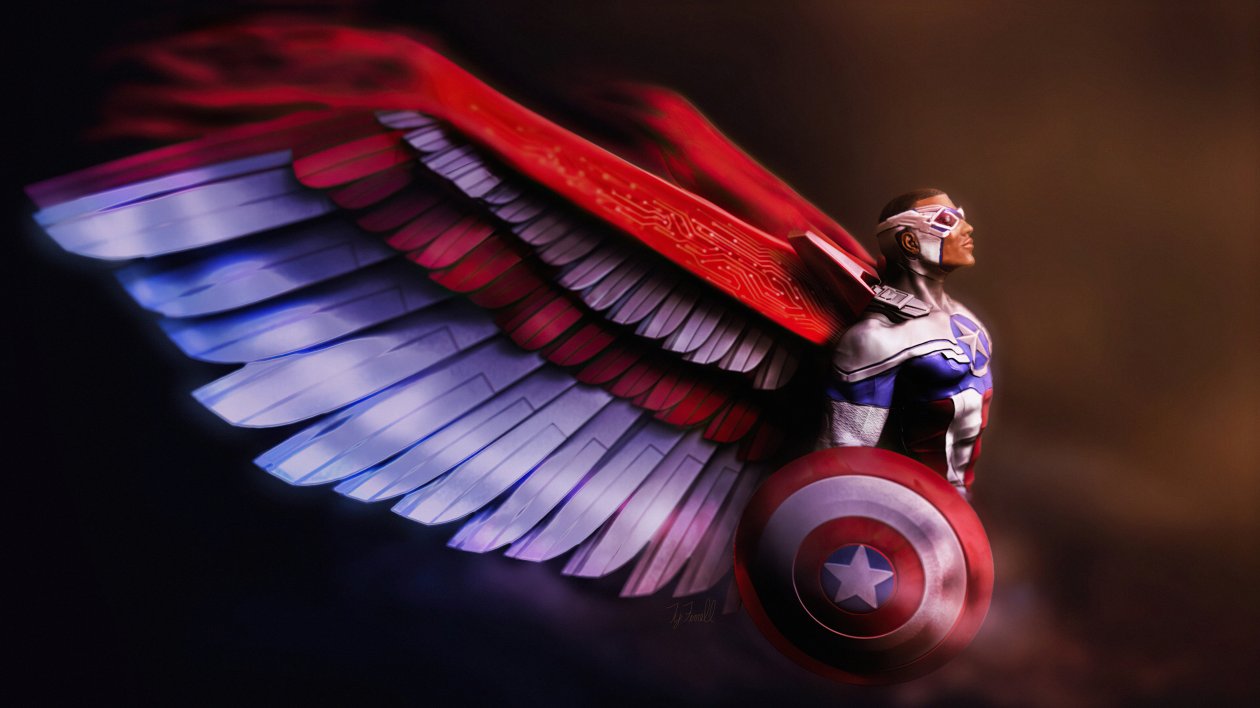 Falcon Look In Captain America