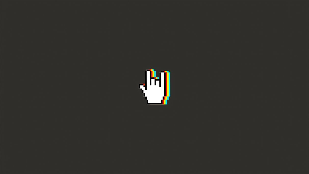 Hand Gesture Minimal Art 4k