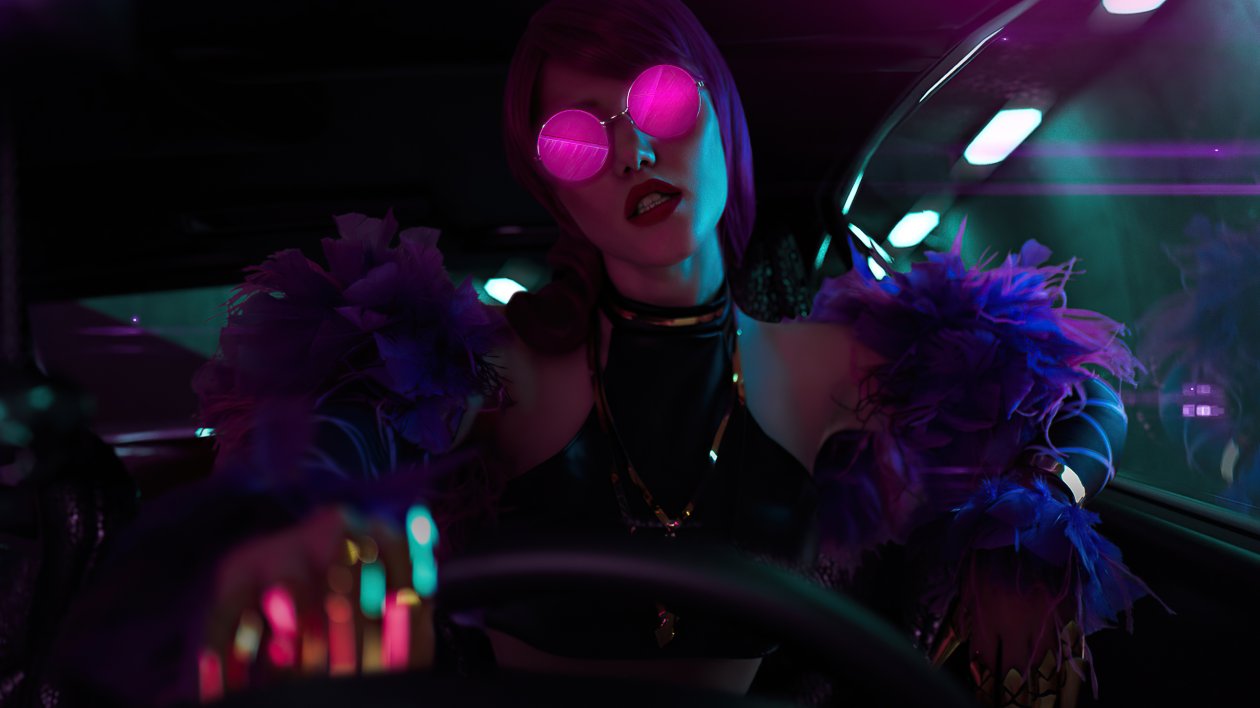 Evelynn Kda Cosplay Girl 4k