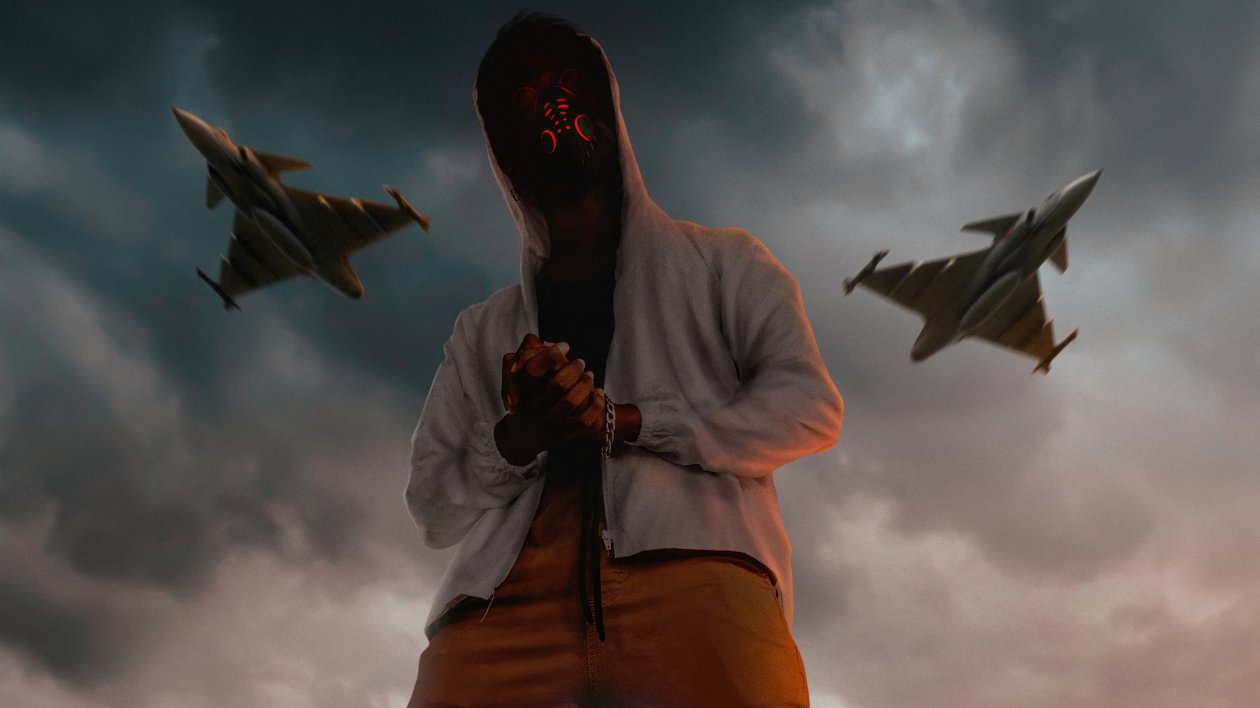 Mask Boy Planes Car 4k