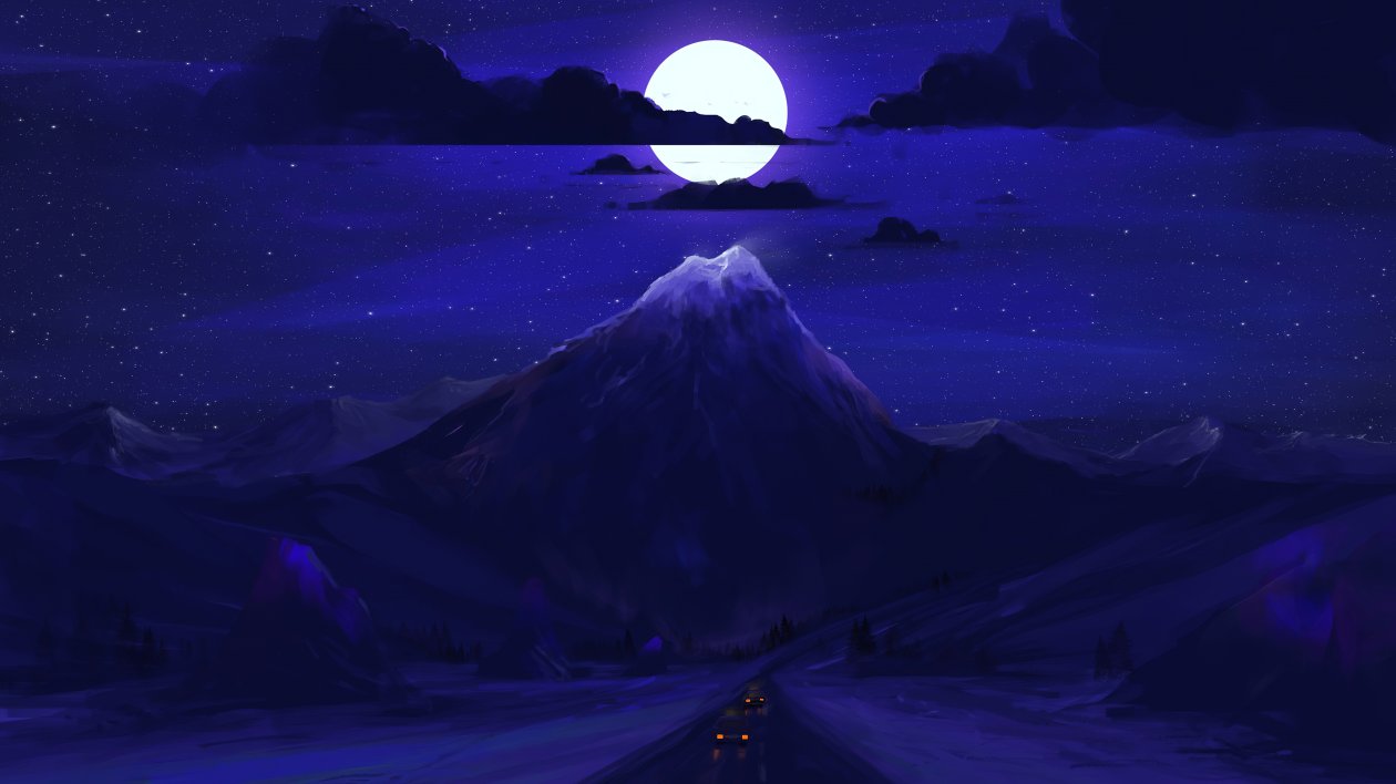 Moon Light Ride 4k