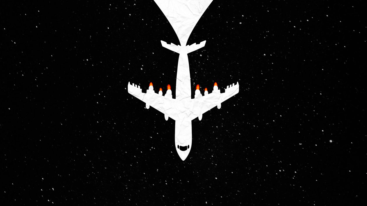 Planes Dark Black Minimal 4k