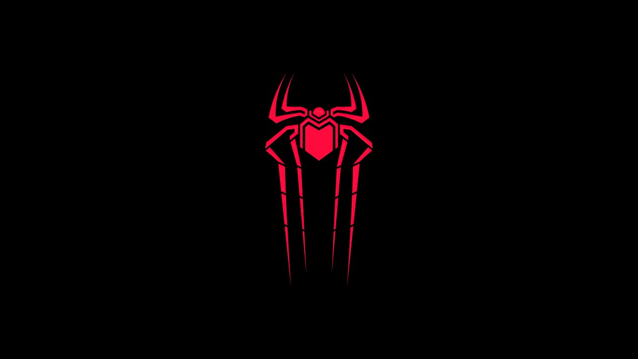 Spiderman Symbol Black 5k