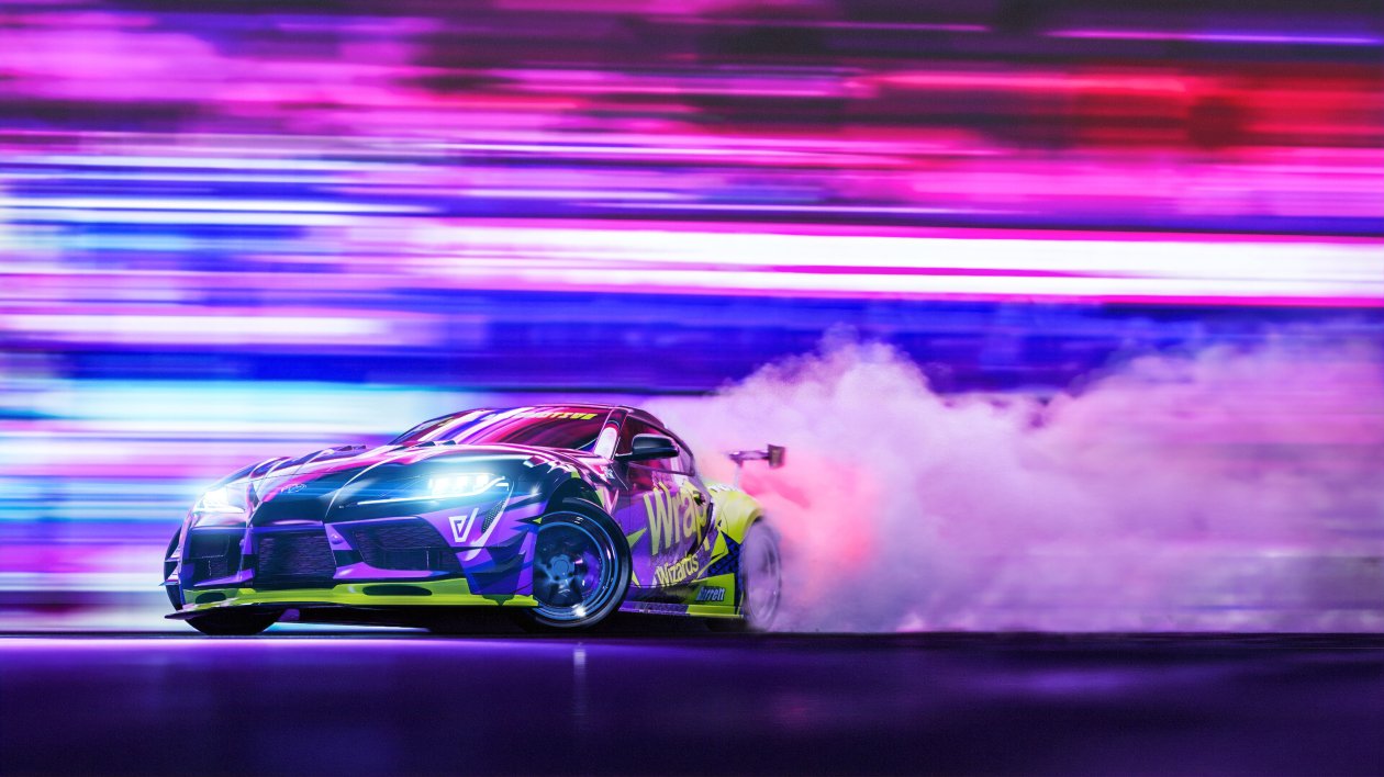 Toyota Supra Drifting