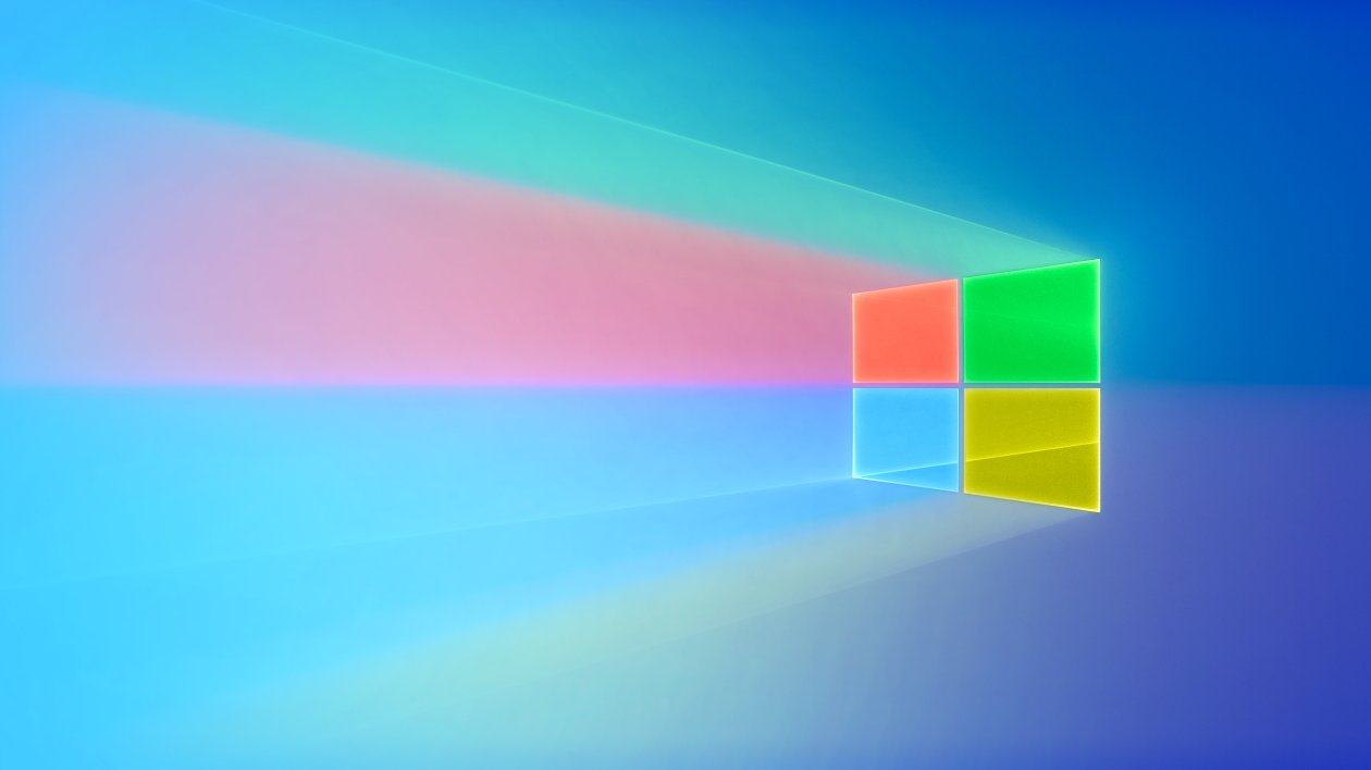 Windows Refraction Logo 4k