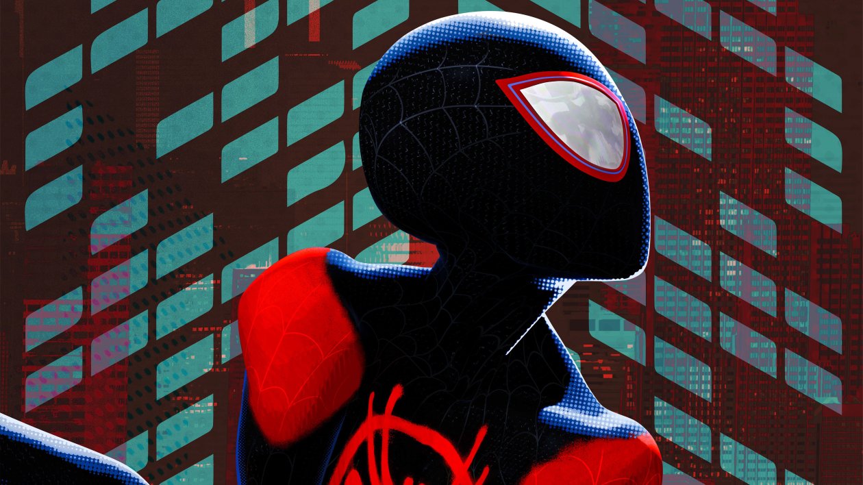 SpiderMan Into The Spider Verse Movie 2018 4k Poster
