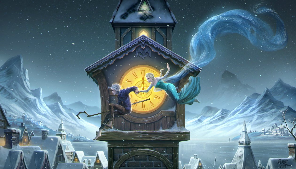Jack Frost And Elsa