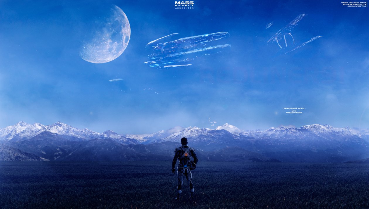 Mass Effect Andromeda Game Artwork