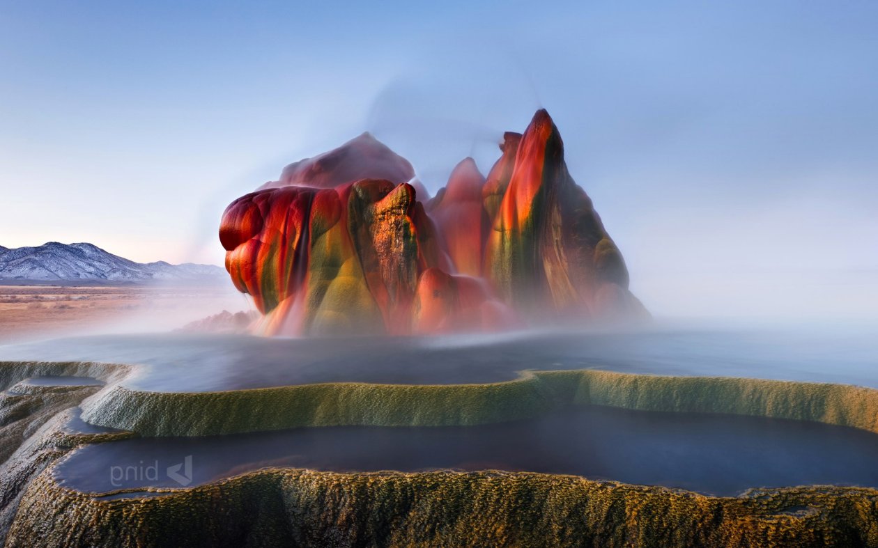 Fond d'écran Fly Ranch Geyser