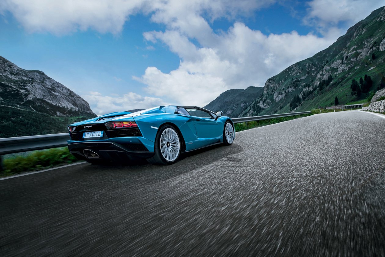 Lamborghini Aventador S Roadster 2017 4k