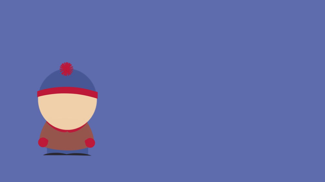 Stan Marsh South Park Minimalism 8k