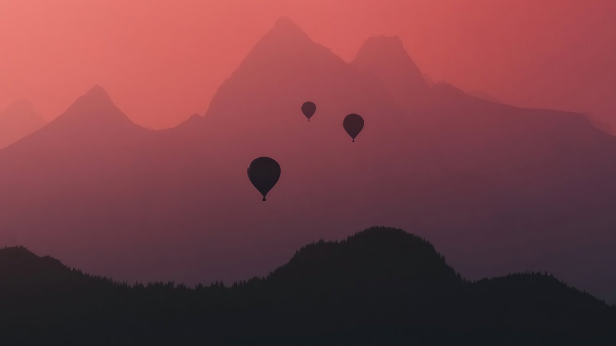 Air Ballon Evening