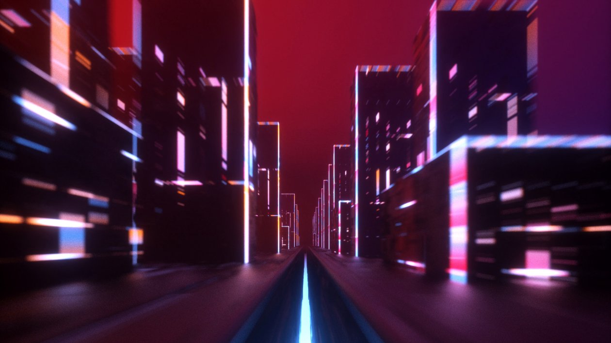 Street Glow Art 4k