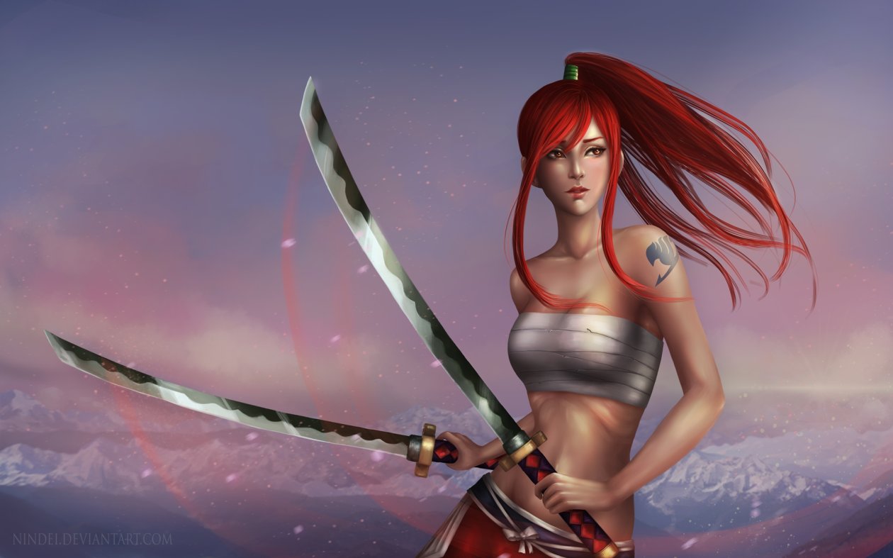Erza Scarlet Art