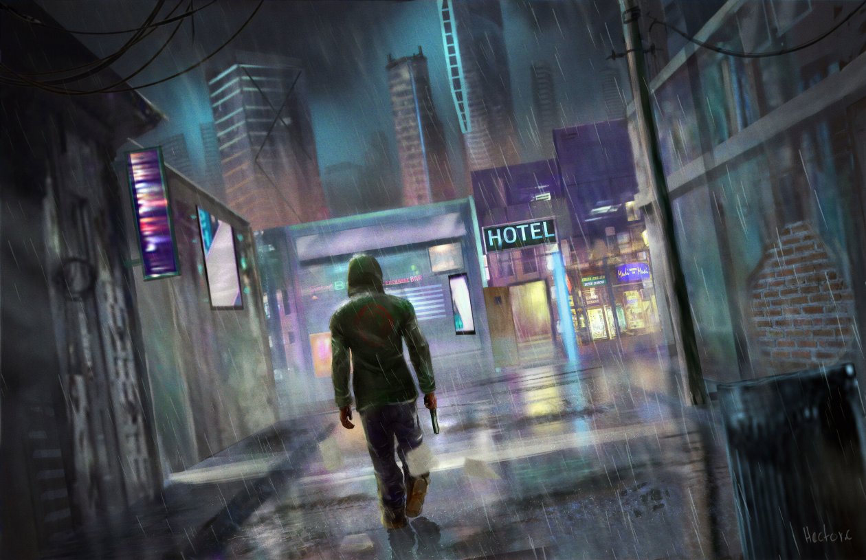 Man With Gun Alone