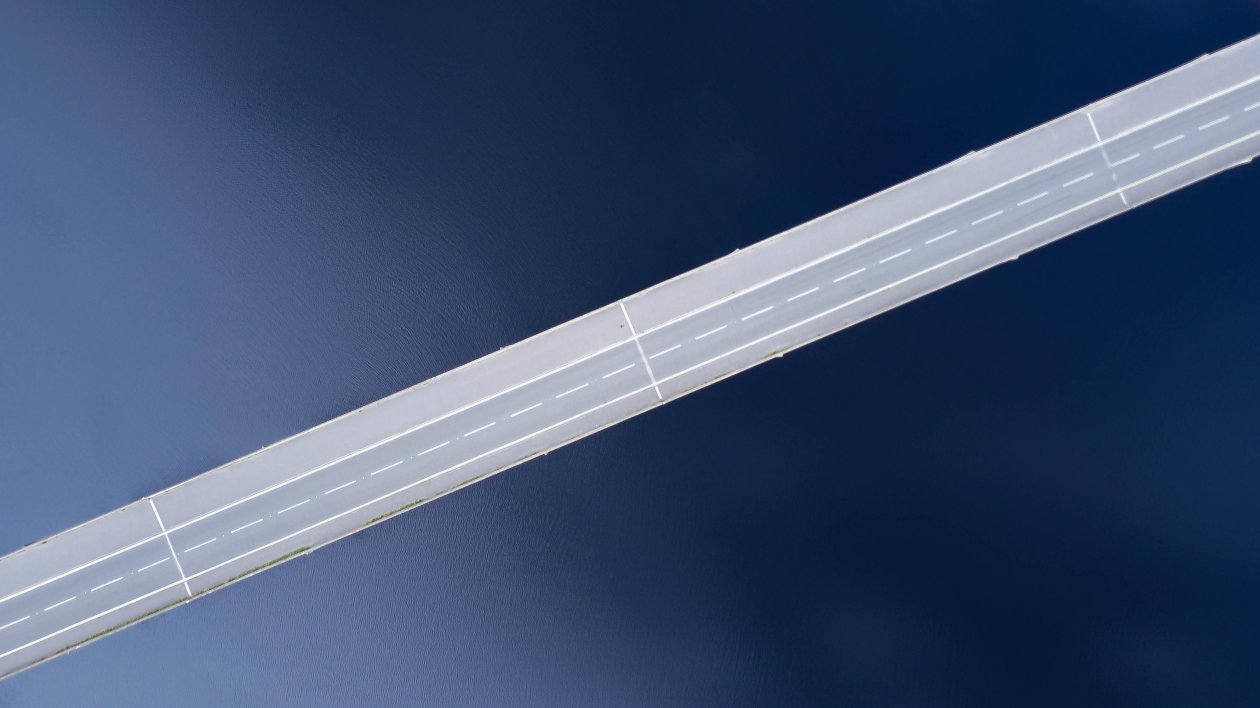 A Bridge Over Water Body 4k