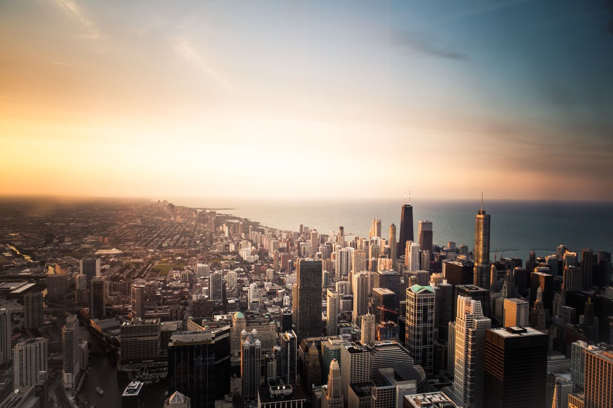 Chicago Cityscape Buildings Sea 5k
