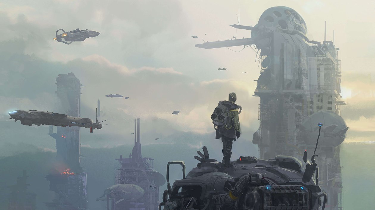 Cybeprunk Destruction City 4k