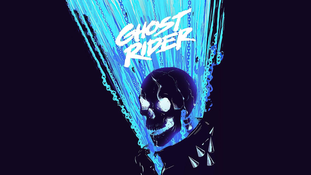 Ghost Rider Minimal 4k