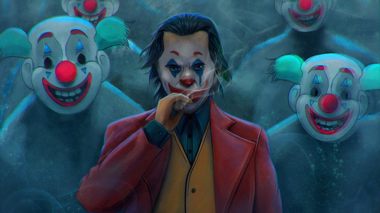 Joker Cigratte Clowns 4k