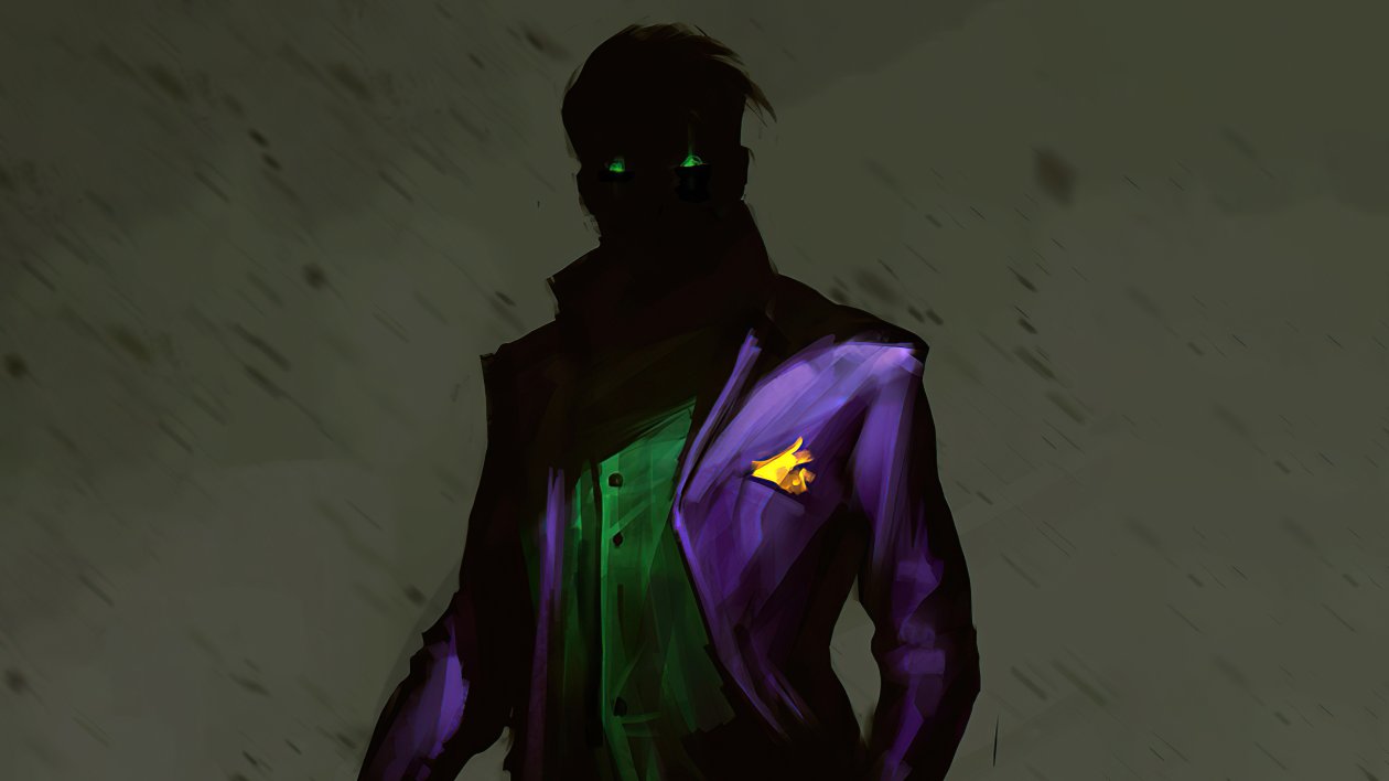 The Joker Green Eyes