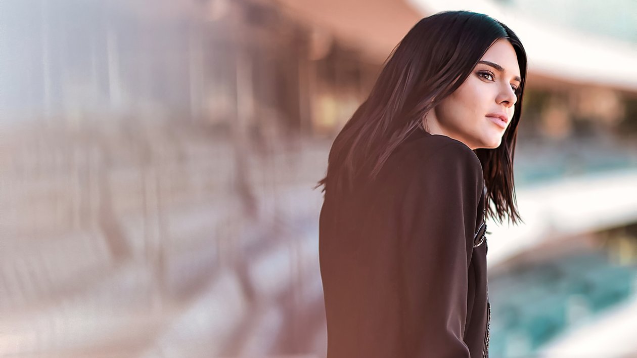 Kendall Jenner Looking Into Distance