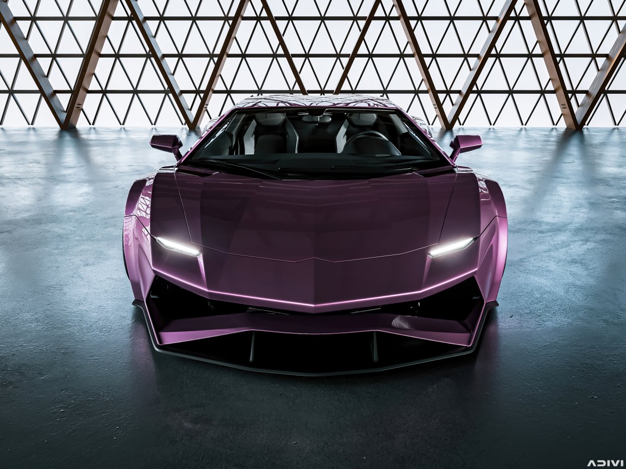 2021 Lamborghini Aventador Concept Cgi 5k