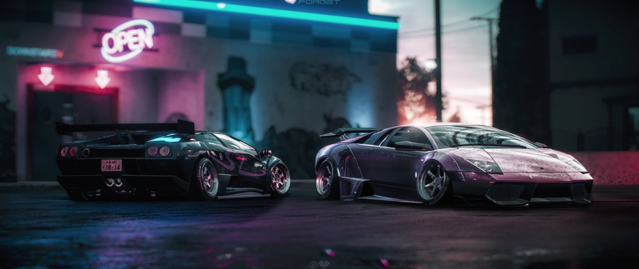 Lamborghini Diablo LM And Murcielago