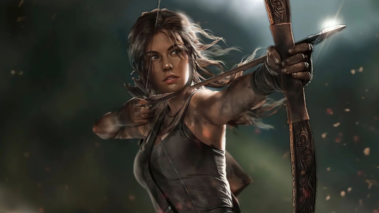 Lauren Cohan As Lara Croft The Tomb Raider