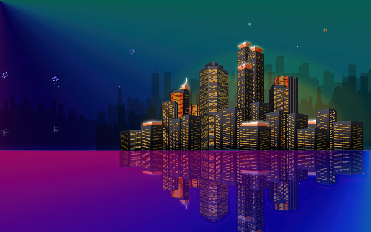 Buildings Minimal 4k