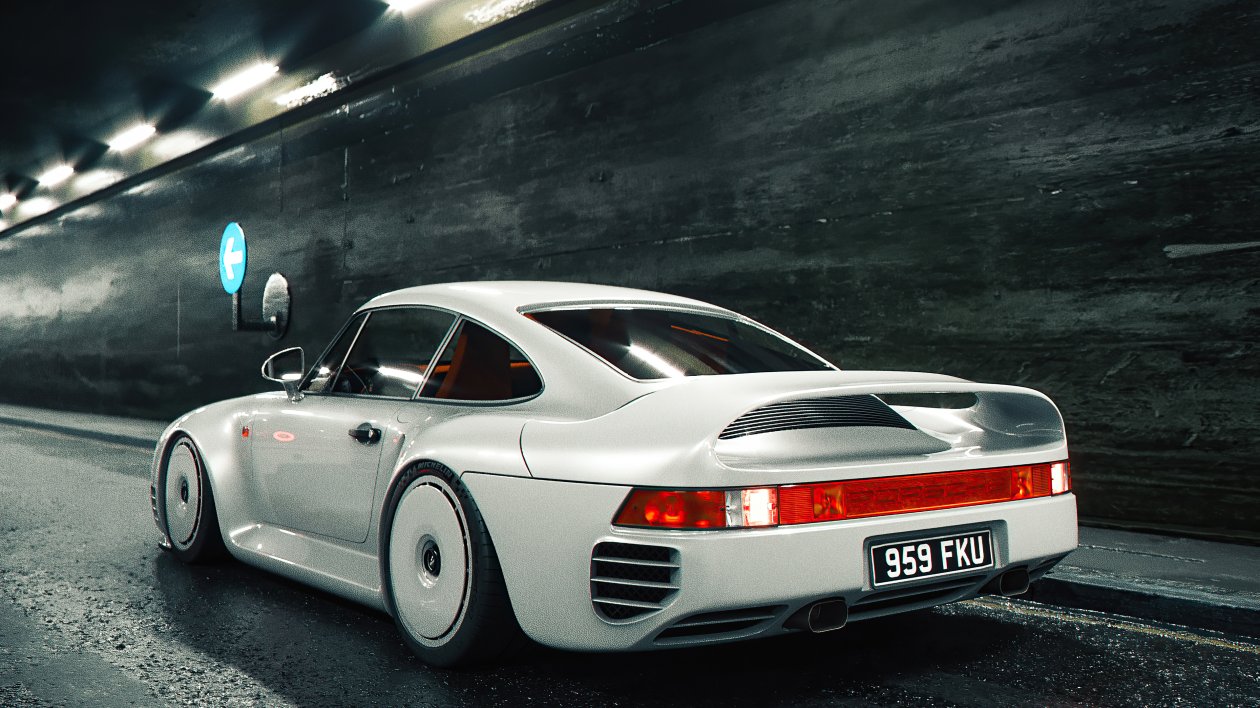 Porsche 959 Grb Prototype 4k