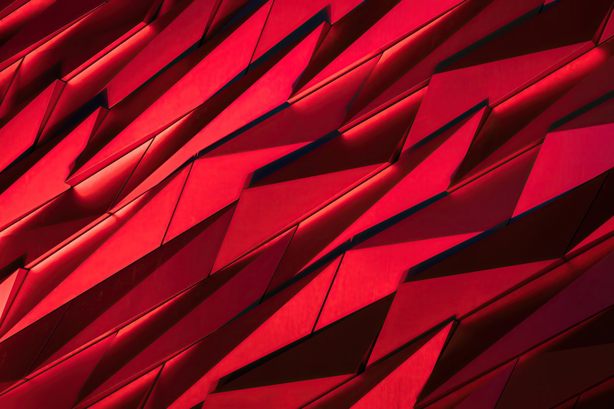 Red Sharp Shapes Texture 4k