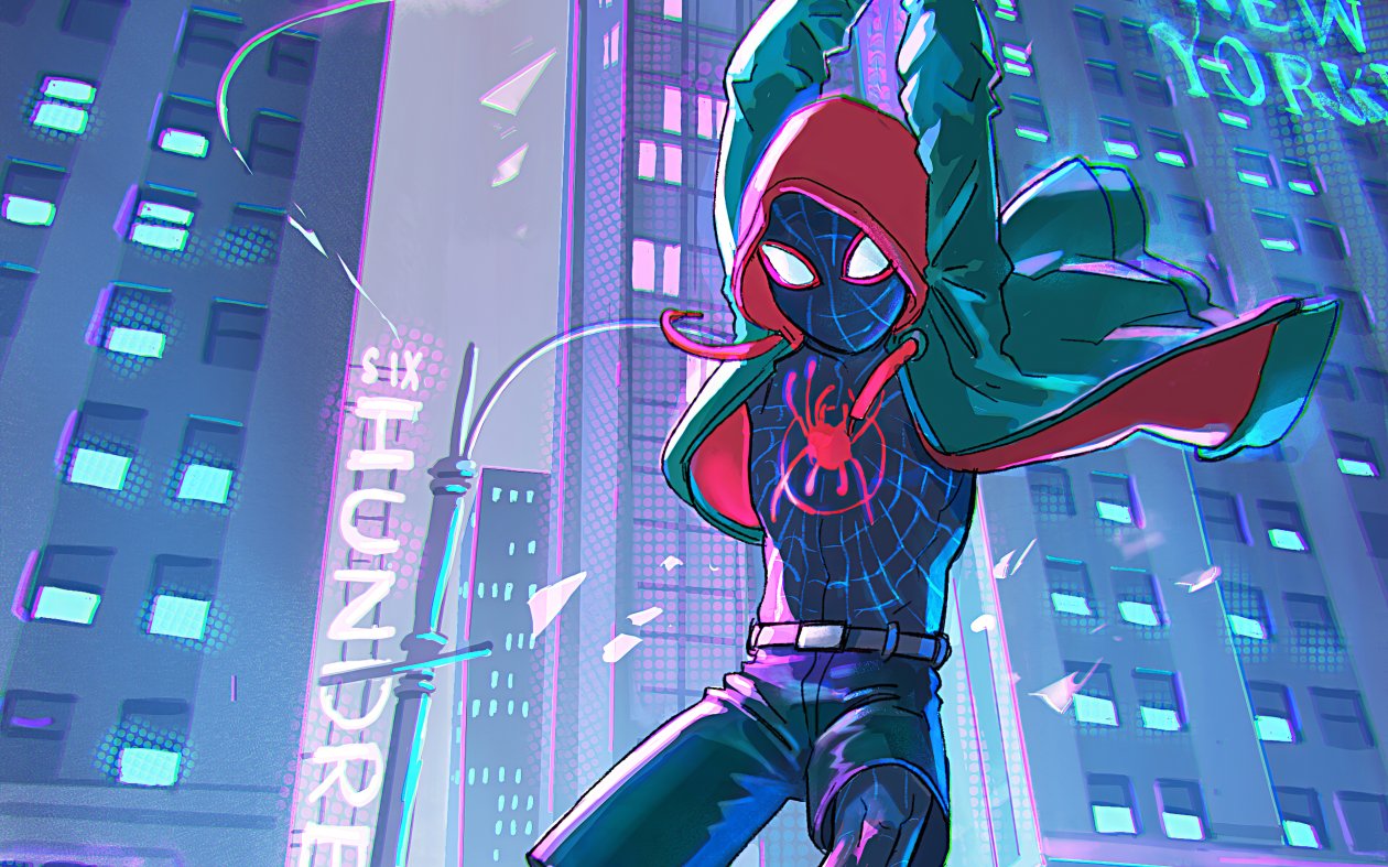 Spiderman Into The Spider Verse 4k 2019