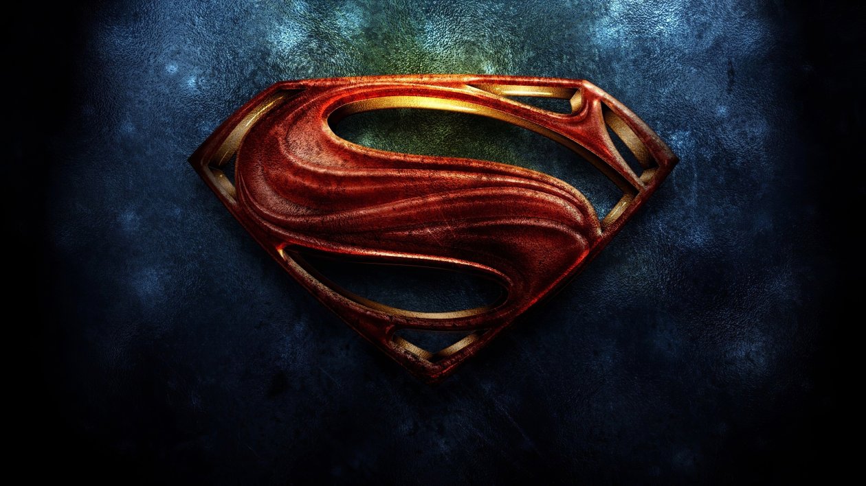 Superman Logo Art 4k