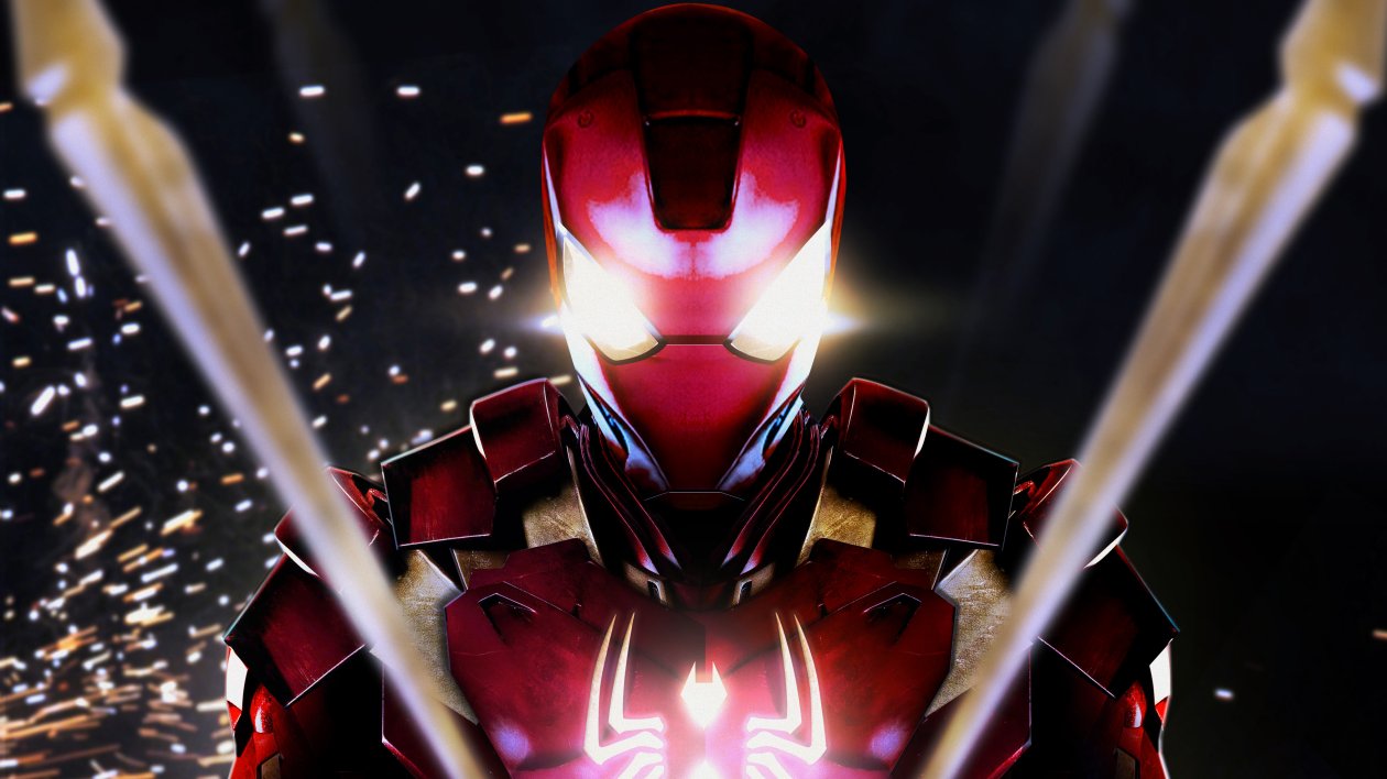 Spidey Iron Suit 4k