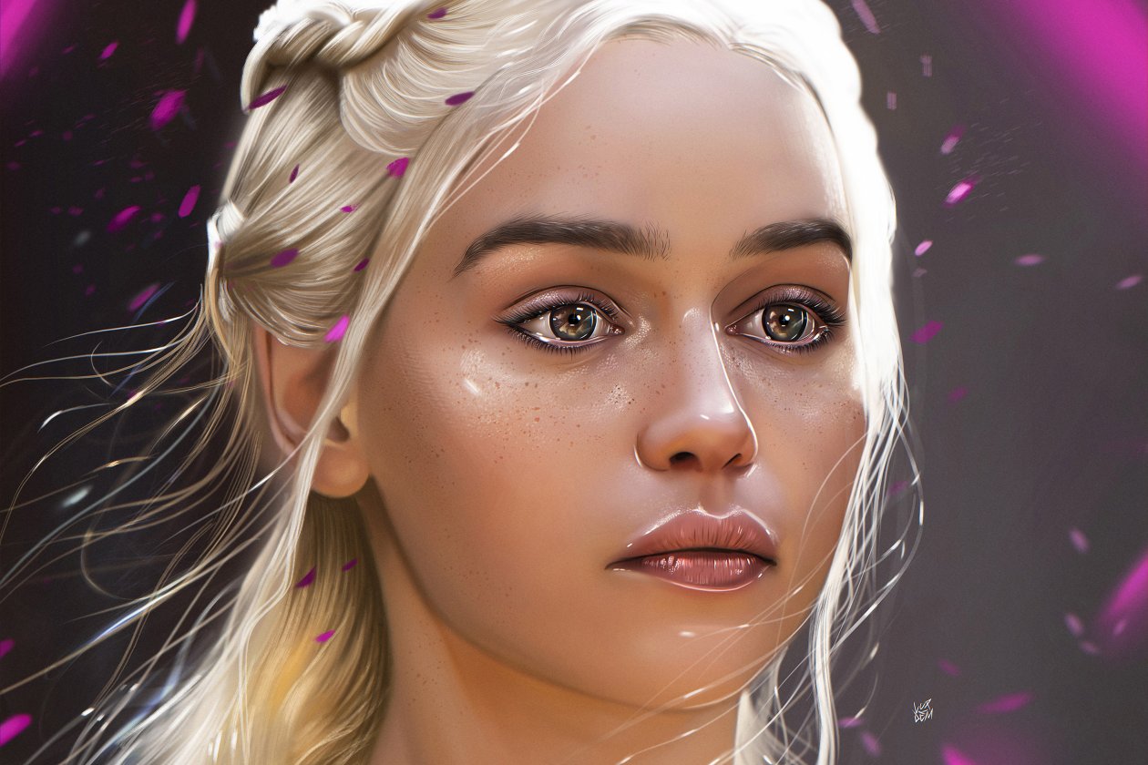 Fond d'écran Khaleesi Fan Art 4k