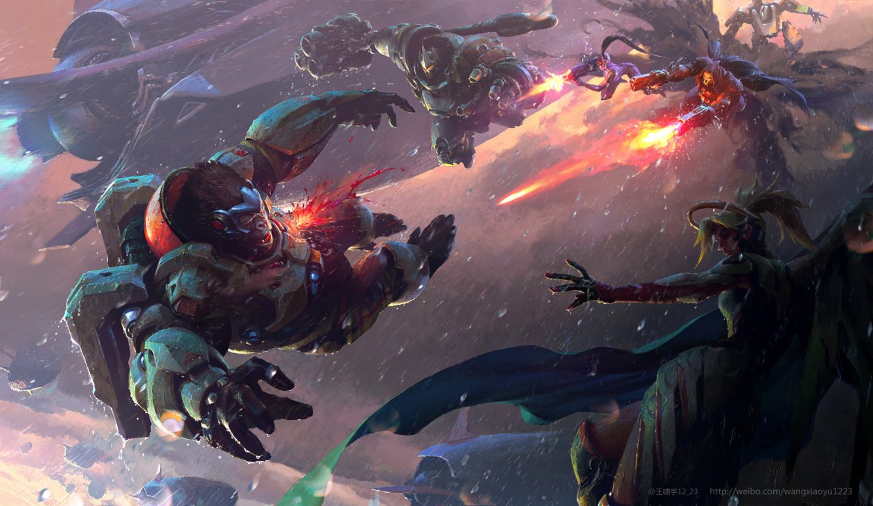 Overwatch Game Art By wangxiaoyu