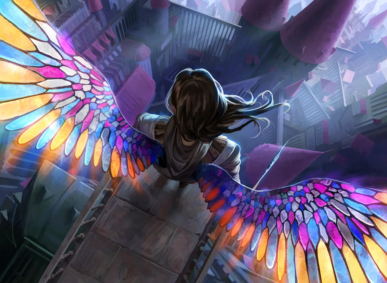 Angel Colorful Wings 5k