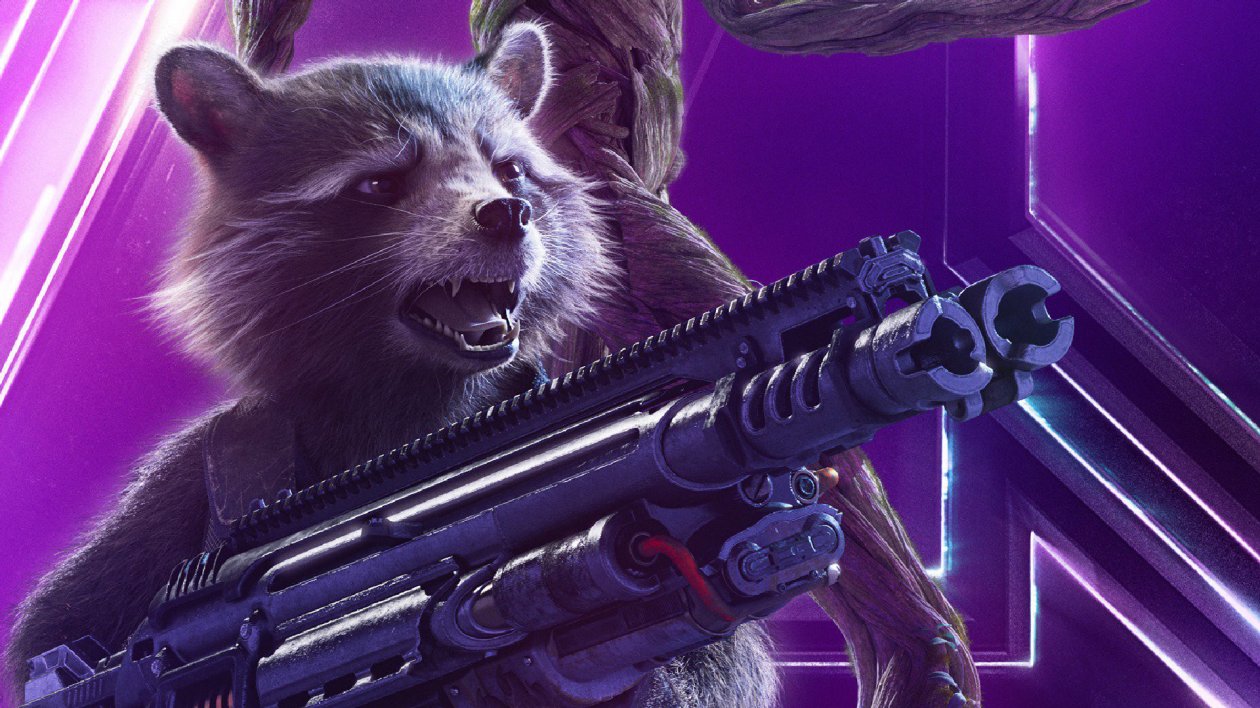 Rocket Raccoon In Avengers Infinity War New Poster