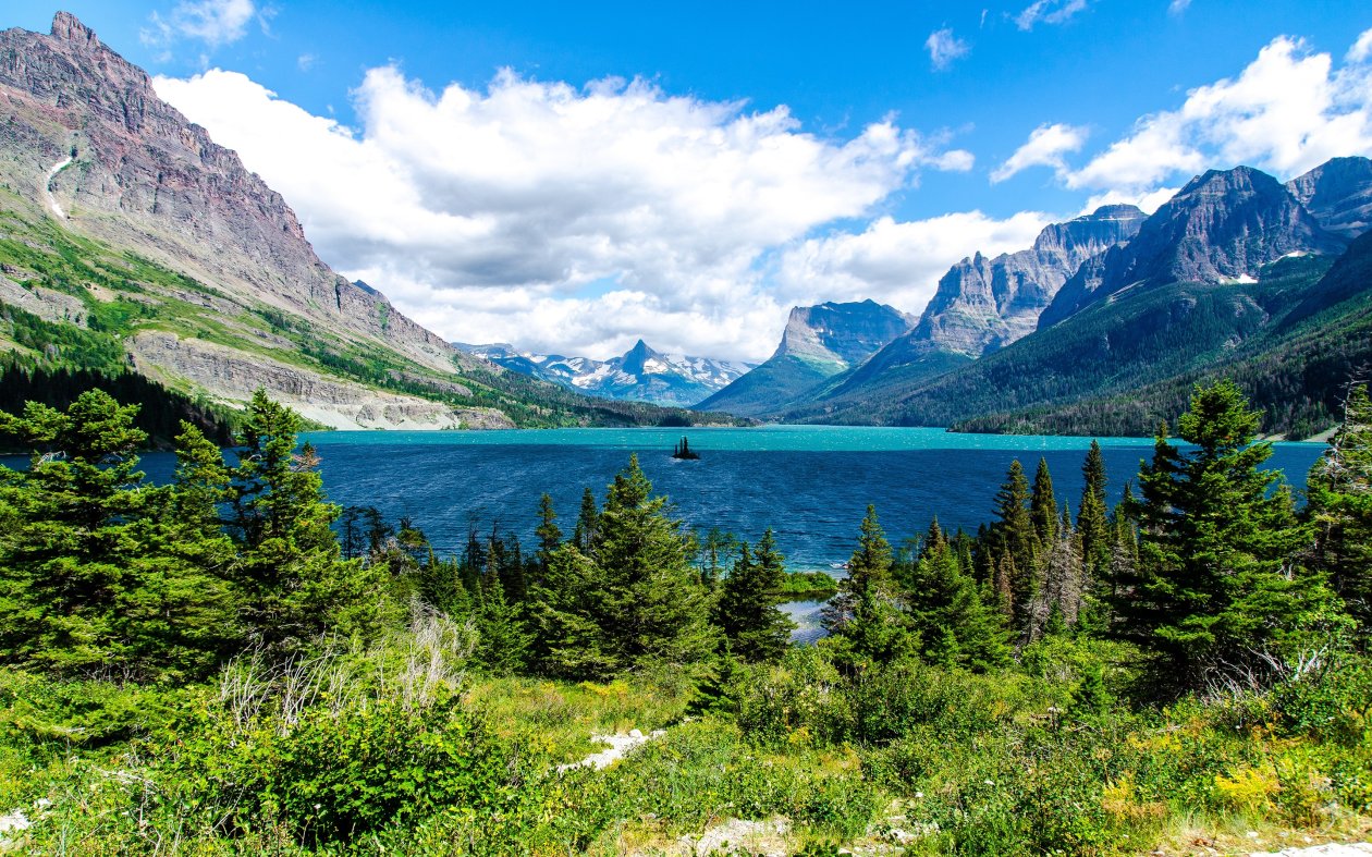Saint Mary Lake Glacier National Park