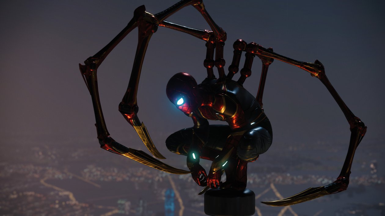 Iron Spiderman Suit Spiderman Ps4