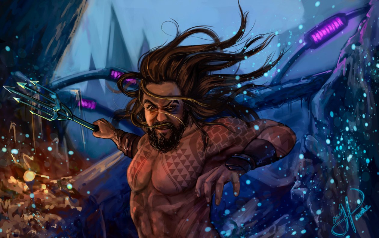 Aquaman Underwater Art
