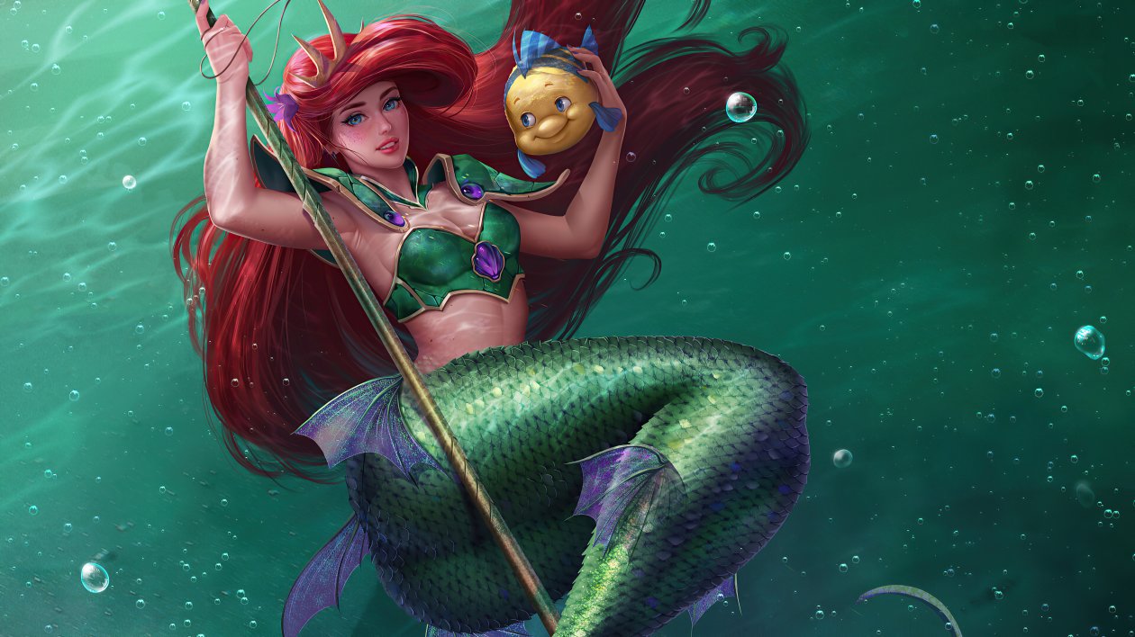 Ariel And Sebastian 4k
