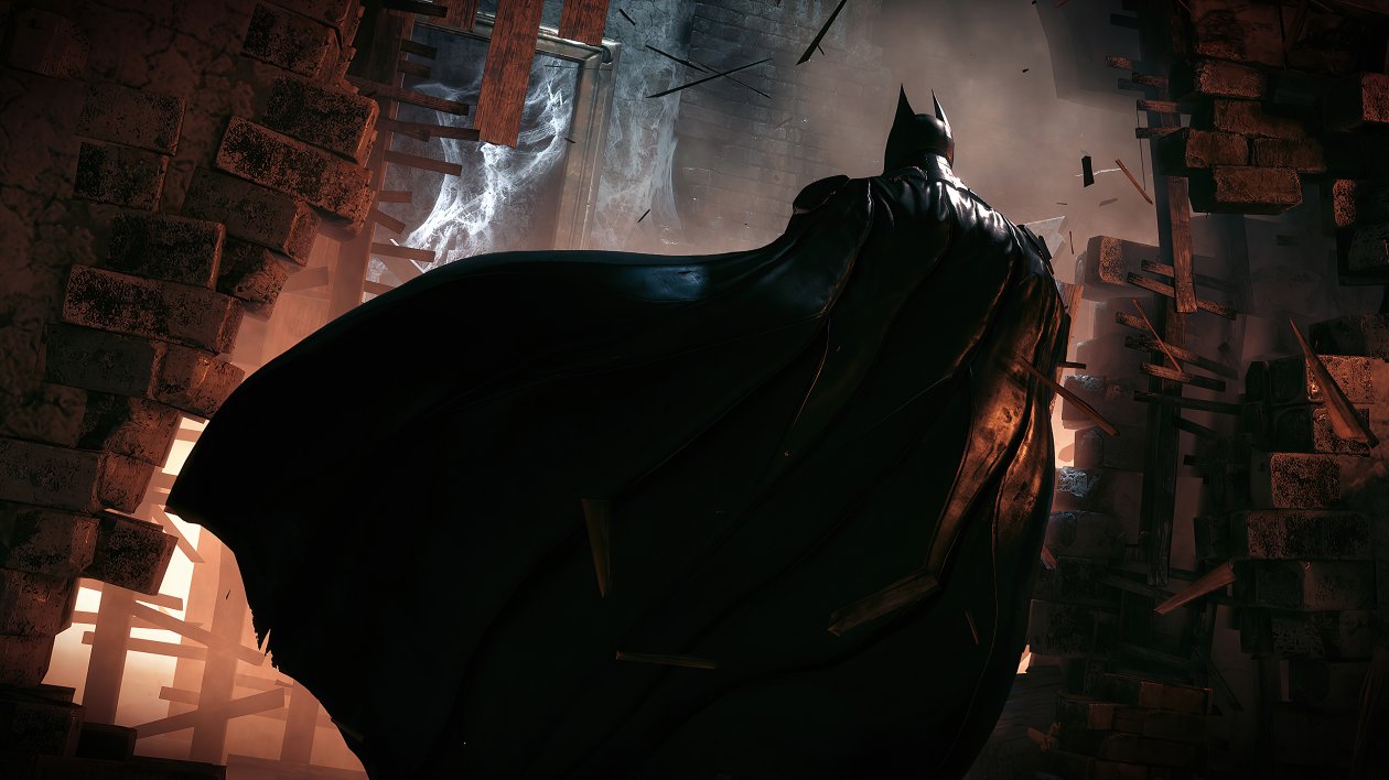 Batman Black Cape 4k